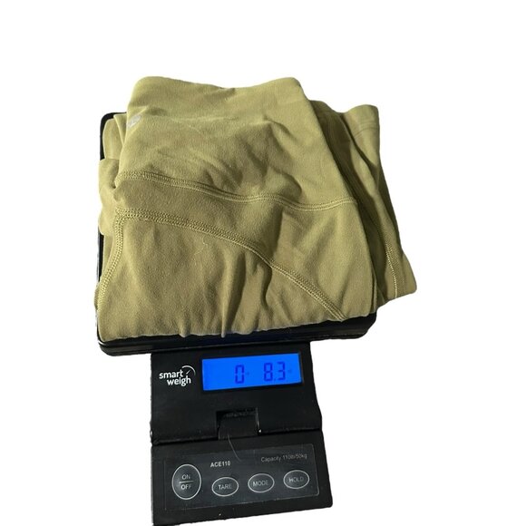 Lululemon Groove Super High Rise Flared Pant Leggings Nulu Bronze Green Size 4 - Picture 11 of 12